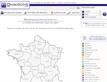 Tablet Screenshot of dmaisons.com